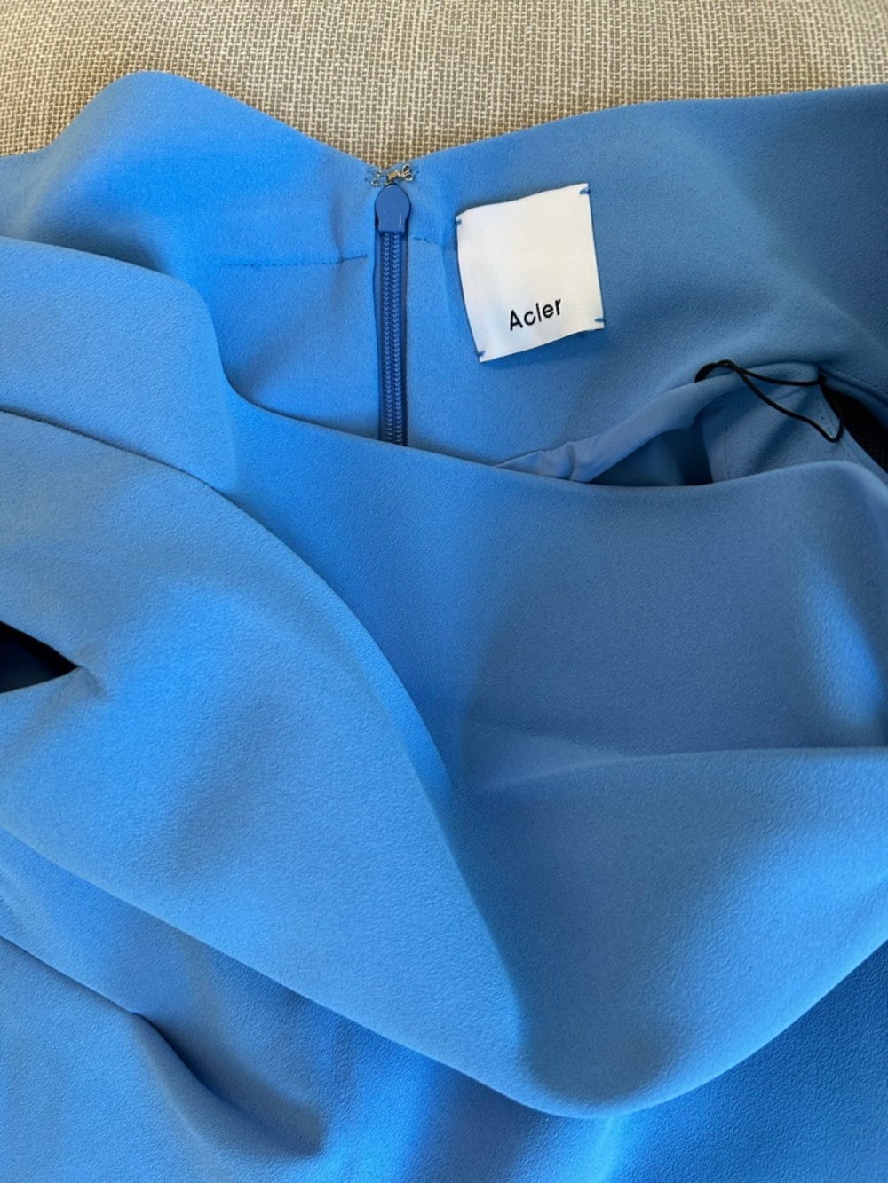 NEW Acler Haileypark Maxi Dress Gown Alt Blue Party Off Shoulde Wedding Event - Picture 7 of 11